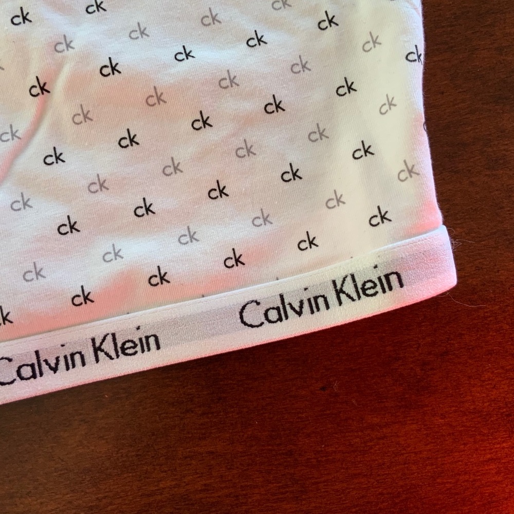 Calvin Klein Carousel Racerback Bralette - Picture 5 of 7